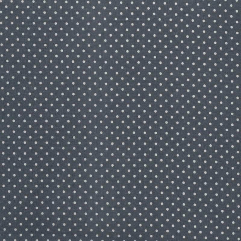 Au Maison Wachstuch Dots Midnight Blue Punkte Pünktchen Tupfen dunkelblau, beschichtete Baumwolle