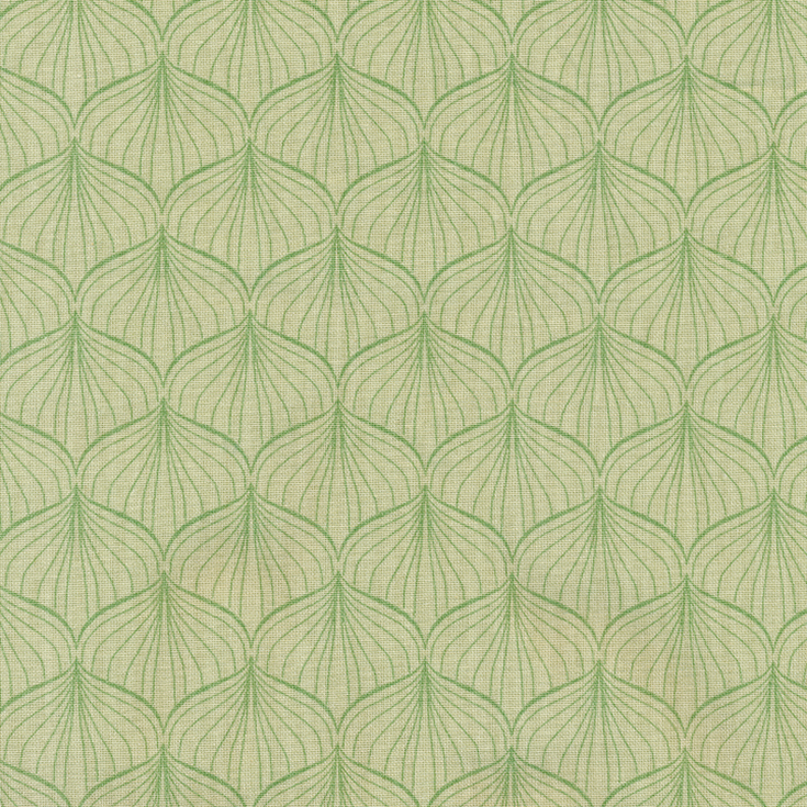 Au Maison Alli Spring Green hochwertiges Wachstuch in hellgrün grün, beschichtete Baumwolle