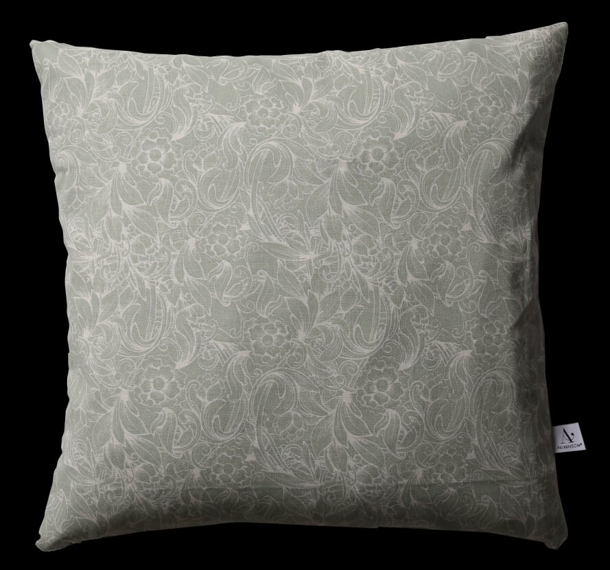Au Maison Baumwollstoff Caroline Verte Blumen Ranken Blumenstoff Mintgrün