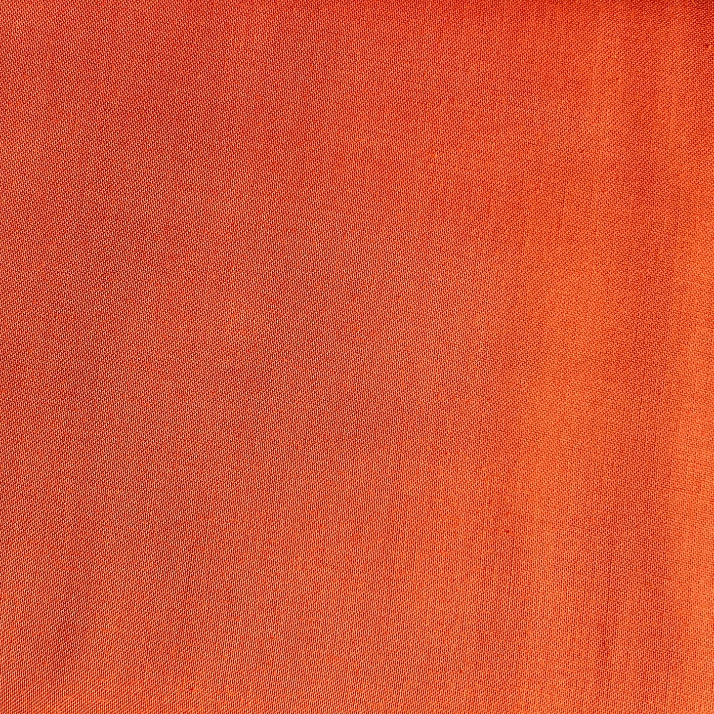 Tissu coton UNI ORANGE 140 cm de large Coton vendu au mètre