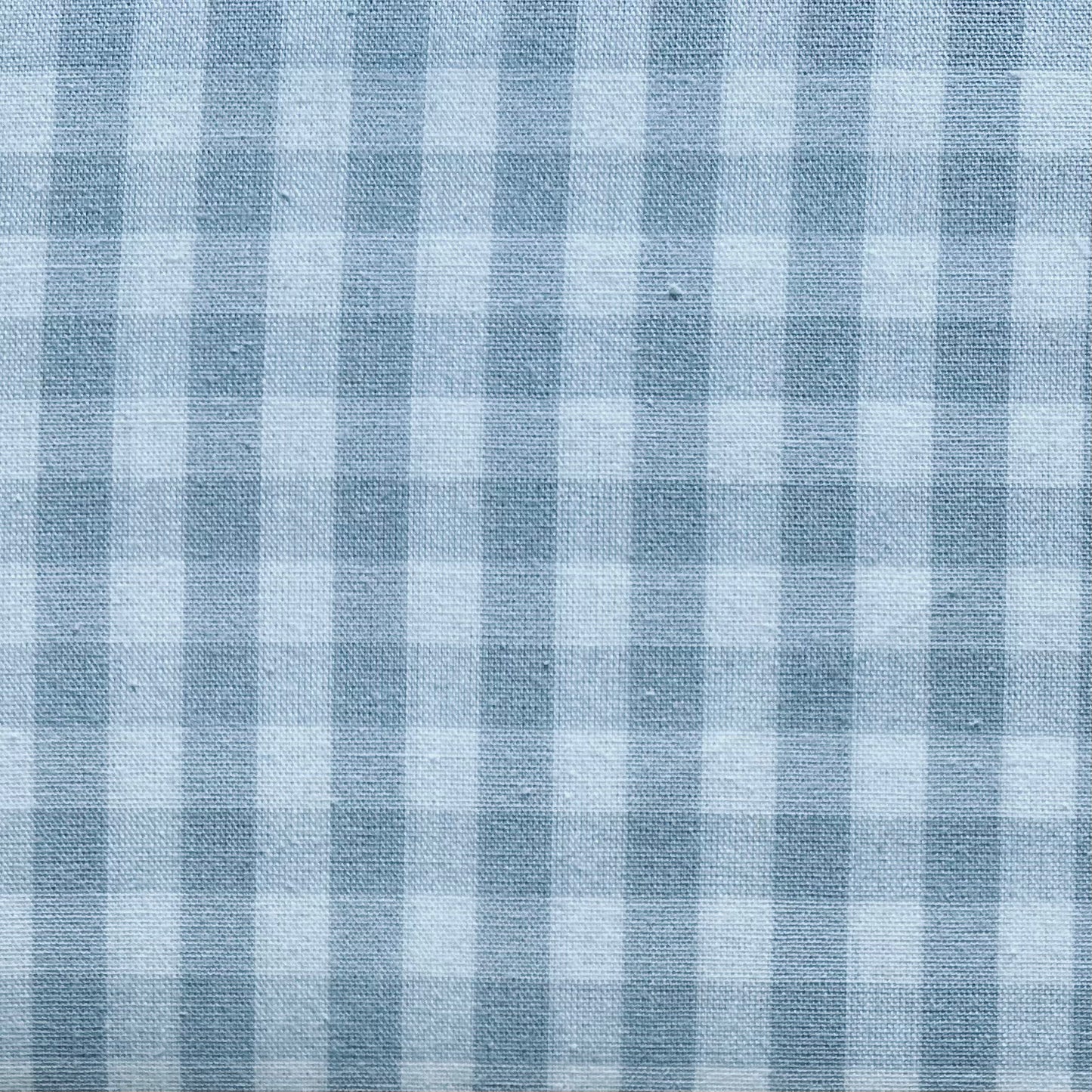 Baumwollstoff HELLBLAU mit weißen KAROS 10 mm, 140 cm breit, Vichy Karo Karostoff Kariert