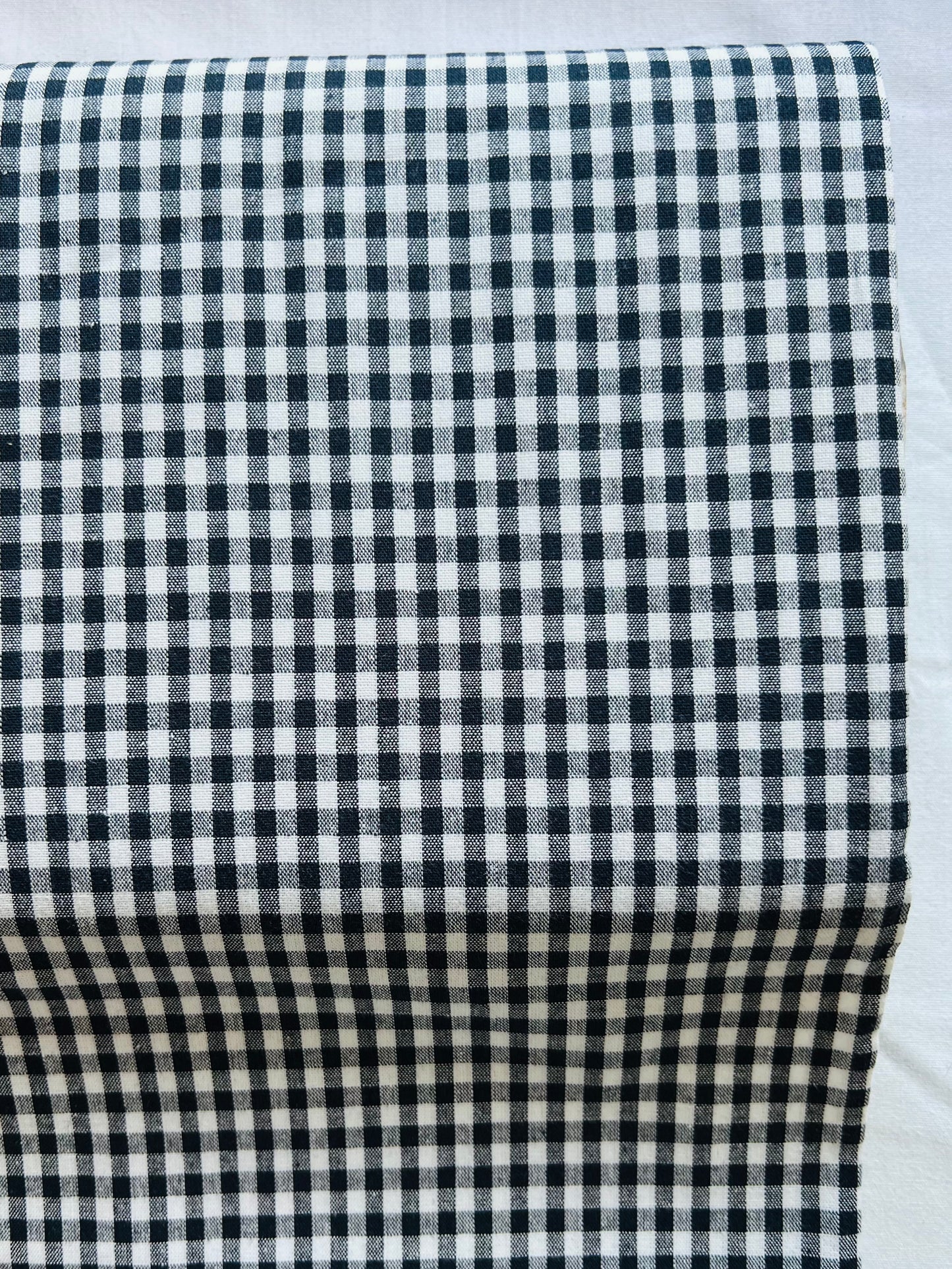Baumwollstoff DUNKELBLAU mit weißen 5 mm KAROS, 140 cm breit, Vichy Karo Karostoff Kariert