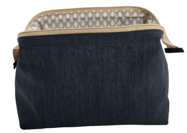Au Maison beschichtetes Leinen Leinenstoff mit Acrylbeschichtung in Basic Oxford Blue Dunkelblau Marine