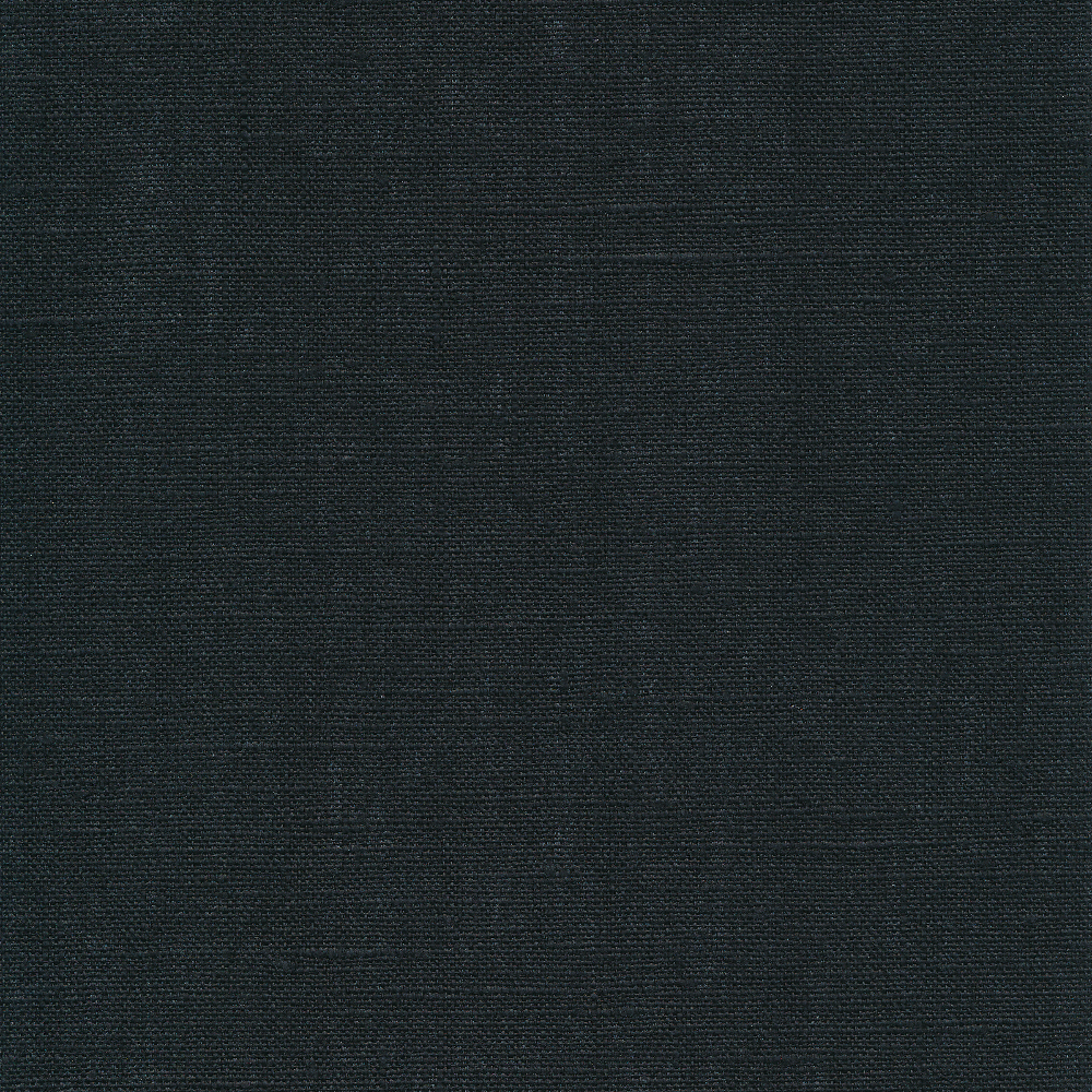Au Maison beschichtetes Leinen Leinenstoff mit Acrylbeschichtung in Black Schwarz