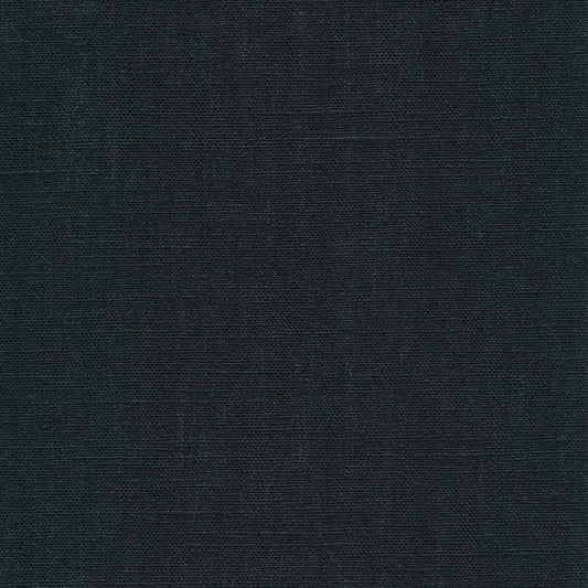 Au Maison beschichtetes Leinen Leinenstoff mit Acrylbeschichtung in Black Schwarz
