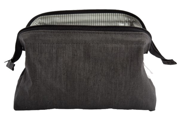 Au Maison beschichtetes Leinen Leinenstoff mit Acrylbeschichtung in Basic Grey Dunkelgrau Anthrazit
