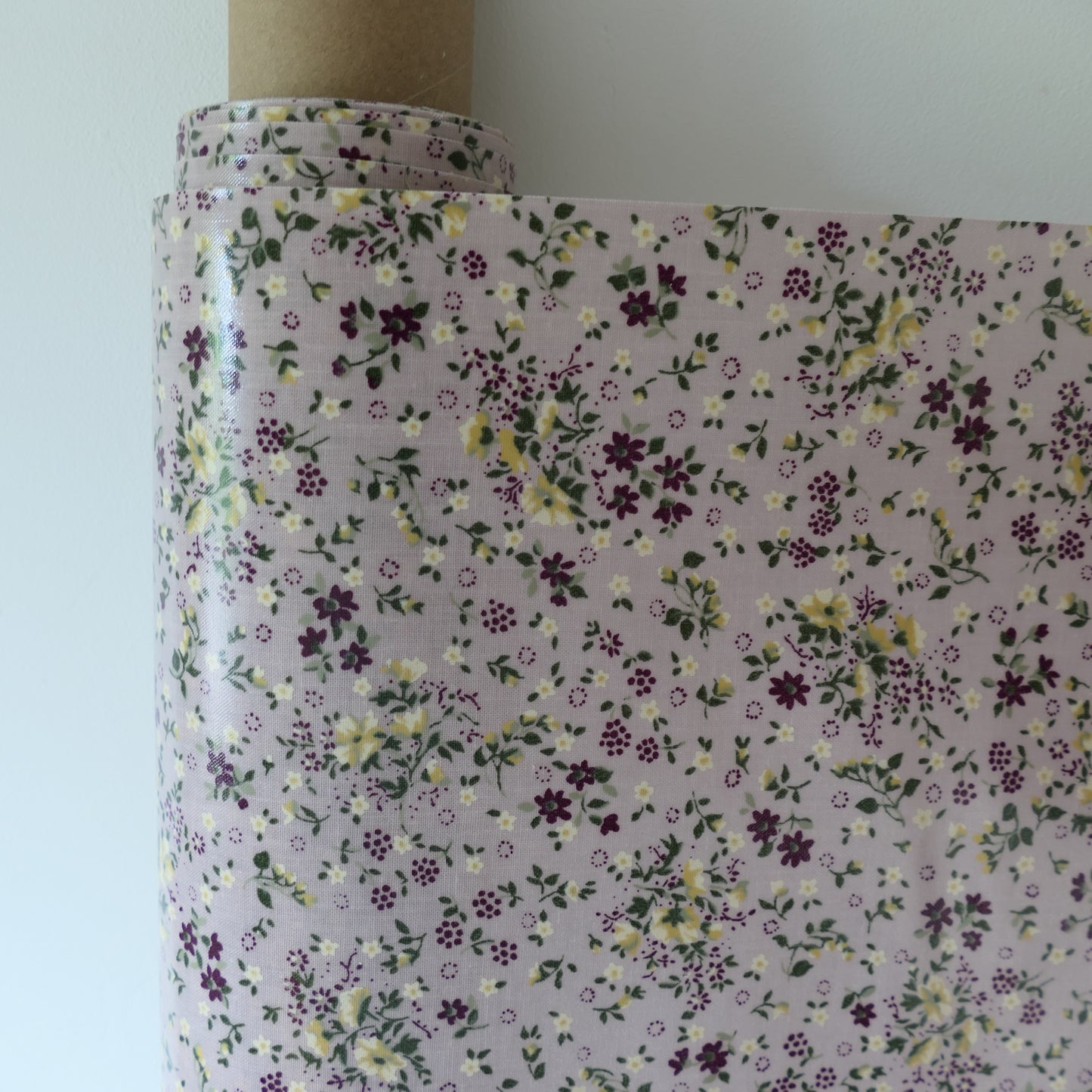 AU MAISON Wachstuch Drops Loving Liberty Light Purple Blümchen lila, beschichtete Baumwolle