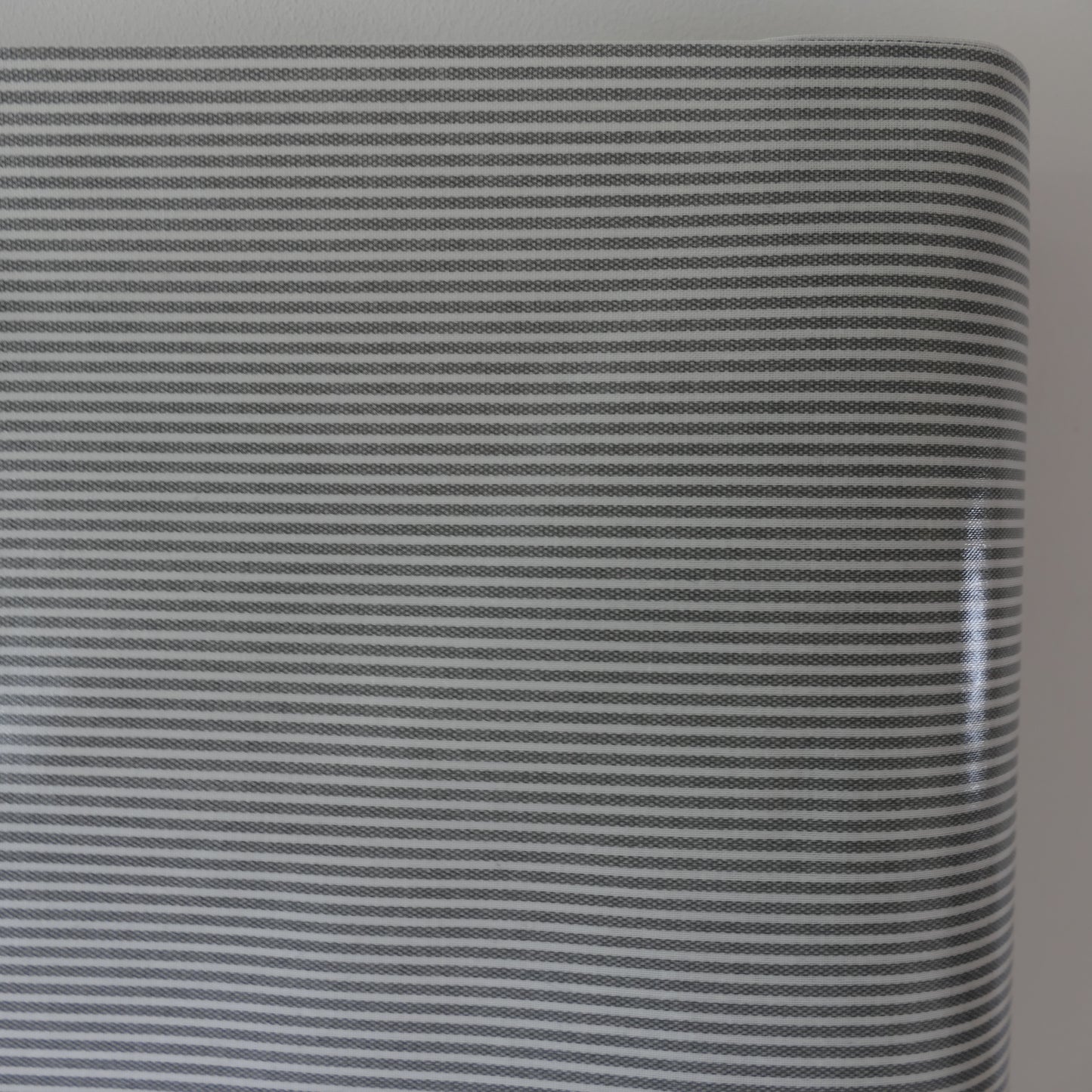 AU MAISON Wachstuch Stripe Grey graue Streifen, beschichtete Baumwolle