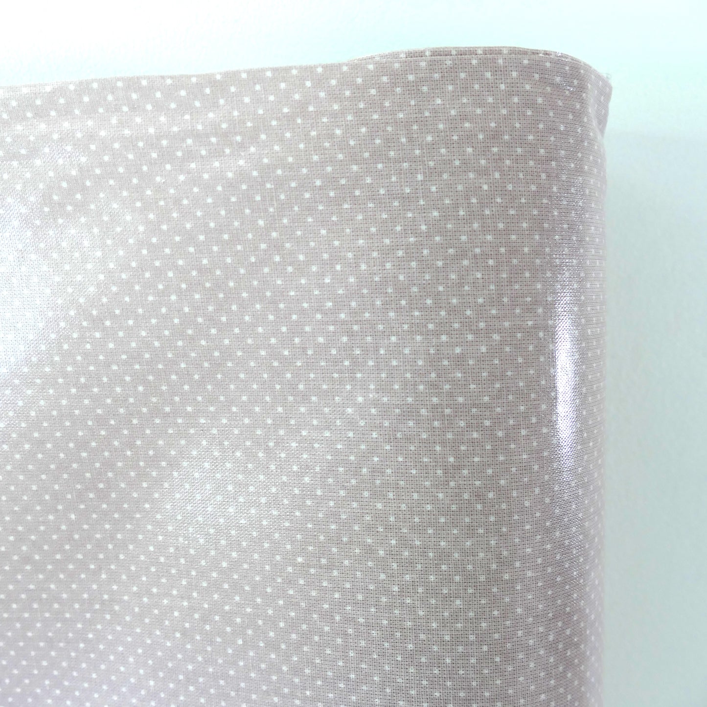 AU MAISON Wachstuch Dots Small Light Purple Punkte Pünktchen Tupfen altrosa flieder, beschichtete Baumwolle