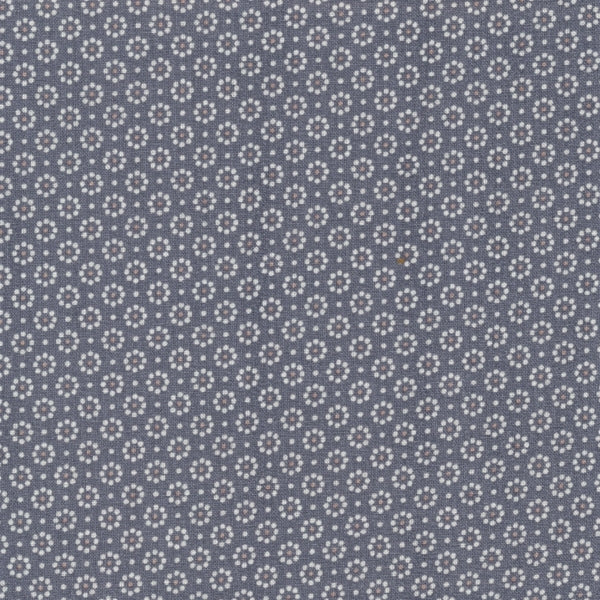 AU MAISON Wachstuch Belle Fleur Stone Blue blau Blumen beschichtete Baumwolle