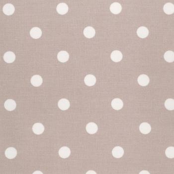 AU MAISON Baumwollstoff Dots Big Old Rose große Punkte in Creme auf Altrosa Punktestoff