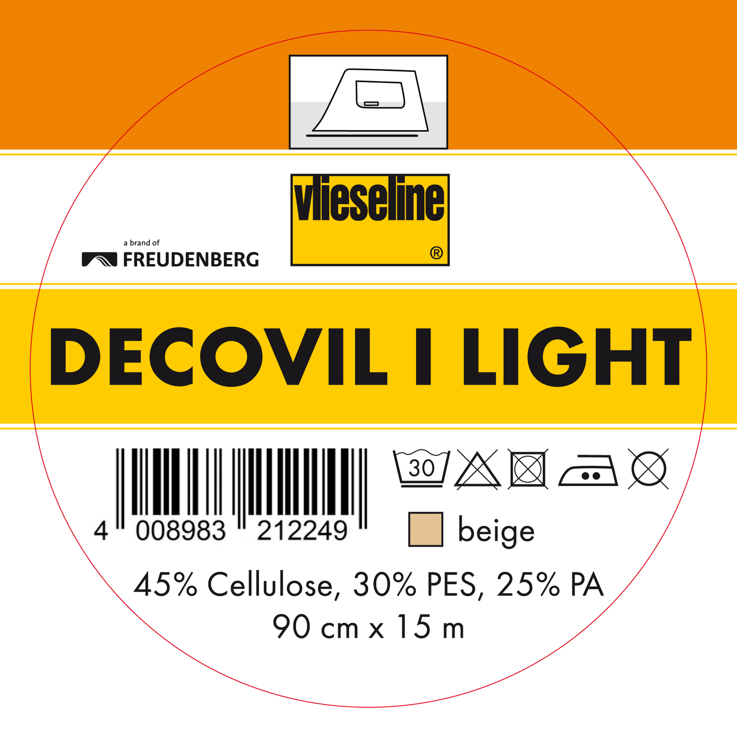 Freudenberg Vilene Decovil I Light - Leichtes, formstabiles Einlagematerial Vlies