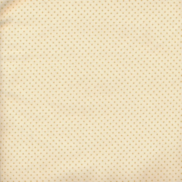 AU MAISON Wachstuch Dots Butter creme gelb Punkte, beschichtete Baumwolle