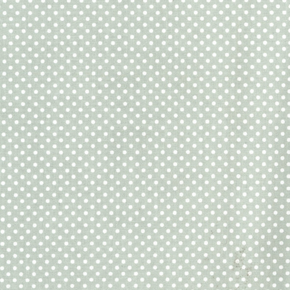 AU Maison Baumwollstoff Dots Verte Pünktchen Punkte Tupfen in pastellgrün