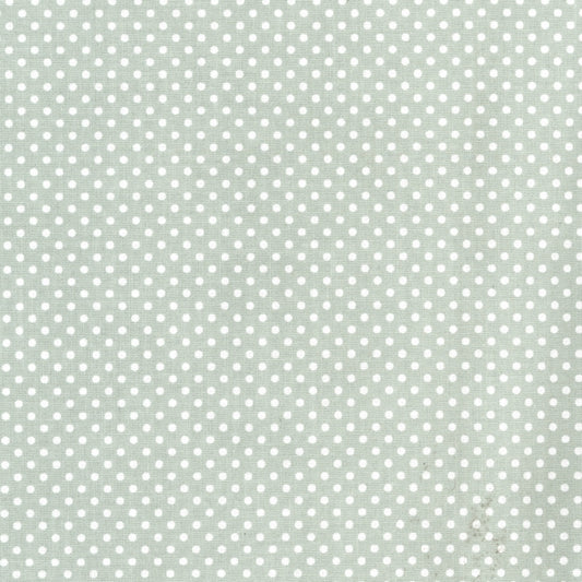 AU Maison Baumwollstoff Dots Verte Pünktchen Punkte Tupfen in pastellgrün