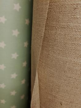 Au Maison beschichtetes Leinen Leinenstoff mit Acrylbeschichtung in Basic Natural Natur beige