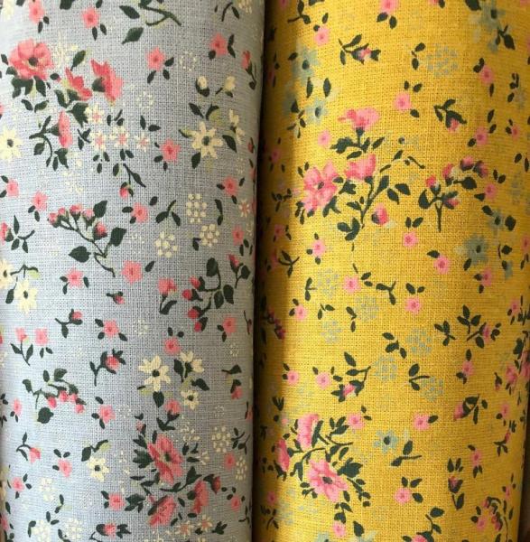 Au Maison Baumwollstoff Drops Loving Liberty French Blue Blumenstoff hellblau florales Muster (Kopie)