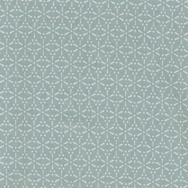 AU MAISON Wachstuch Sakura Verte Kirschblüten Grafik mint graugrün, beschichtete Baumwolle