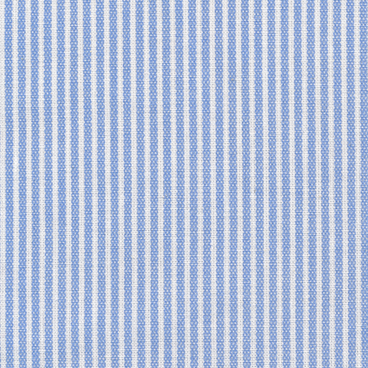 AU MAISON Wachstuch Stripe French Blue, hellblaue schmale Streifen, beschichtete Baumwolle