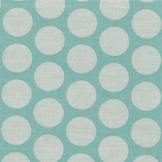 AU Maison Baumwollstoff Super Dots Aqua Sky große Punkte blaugrün türkis