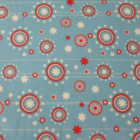 Tante Ema Jersey Sternenwunder Hellblau - Elastischer Sternenstoff für Kinderkleidung und Accessoires