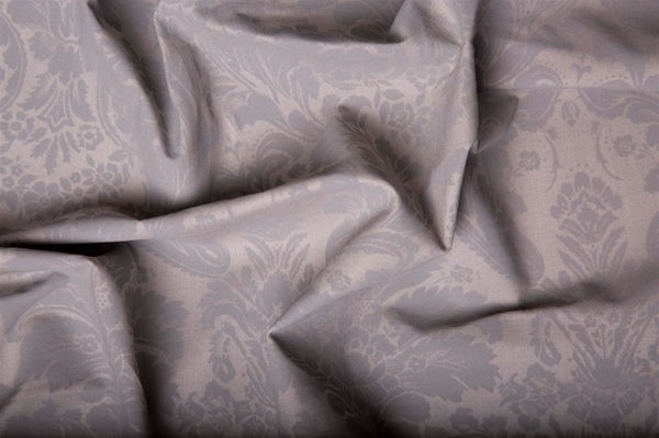 Au Maison Baumwollstoff Victorian Baroque Light Grey Hellgrau Ornamente