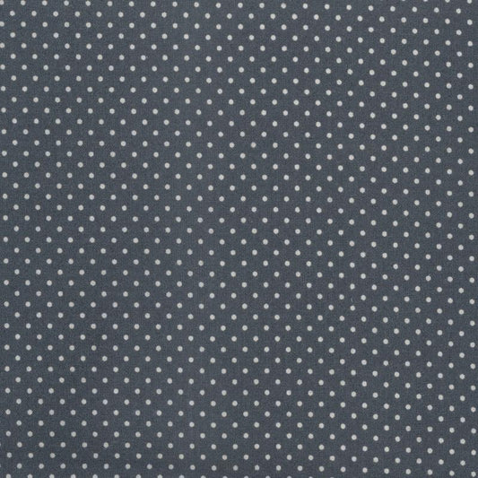 Au Maison Wachstuch Dots Midnight Blue Punkte Pünktchen Tupfen dunkelblau, beschichtete Baumwolle