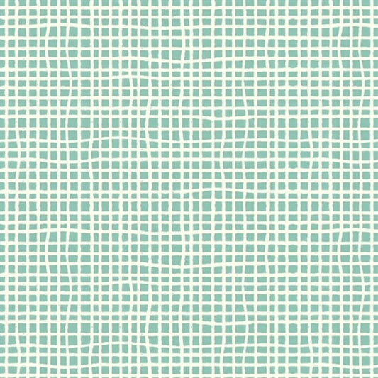Birch Fabrics Biobaumwolle FARM FRESH PLAID Mint Popeline Karos Mintgrün kariert