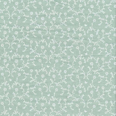 Au Maison Baumwollstoff Claire Mint geblümt mintgrün Blumenstoff