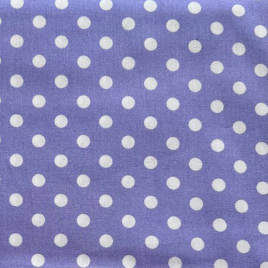 Tissu en coton LILAS à pois blancs de 7 mm, largeur 140 cm, tissu à pois délicats (copie)