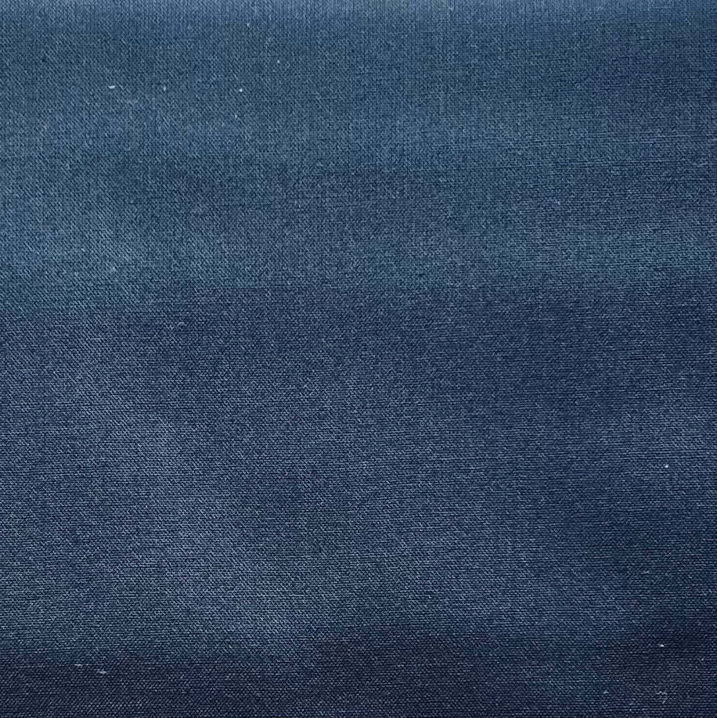 Tissu coton UNI BLEU FONCÉ 140 cm de large Tissu uni coton vendu au mètre