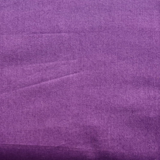 Tissu coton UNI VIOLET 140 cm de large Tissu uni coton vendu au mètre