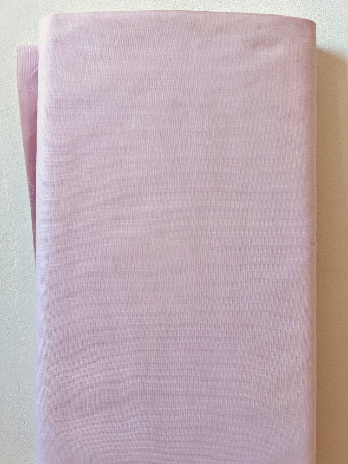 Tissu coton UNI ROSE CLAIR 140 cm de large Tissu uni coton vendu au mètre