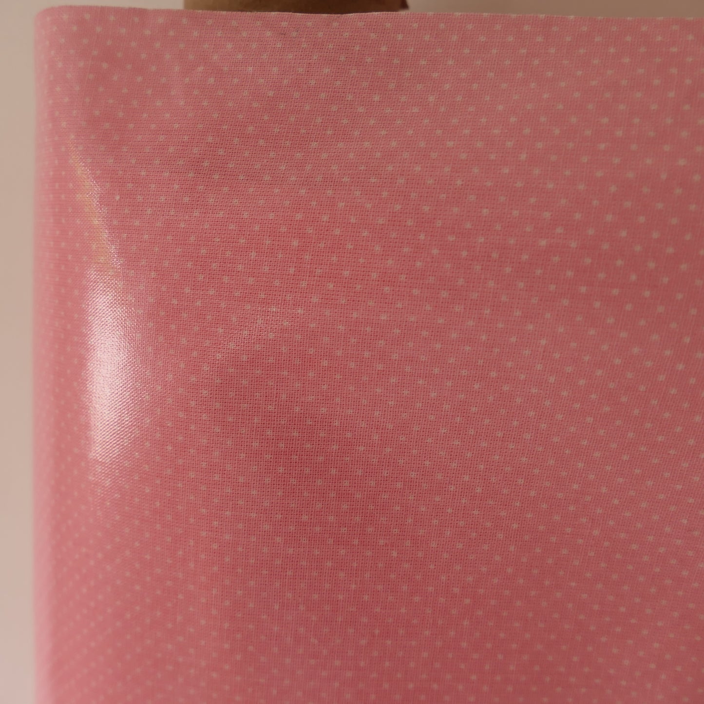 AU MAISON Wachstuch Dots Small Candy Floss Rosa Pünktchen Tupfen Punkte, beschichtete Baumwolle
