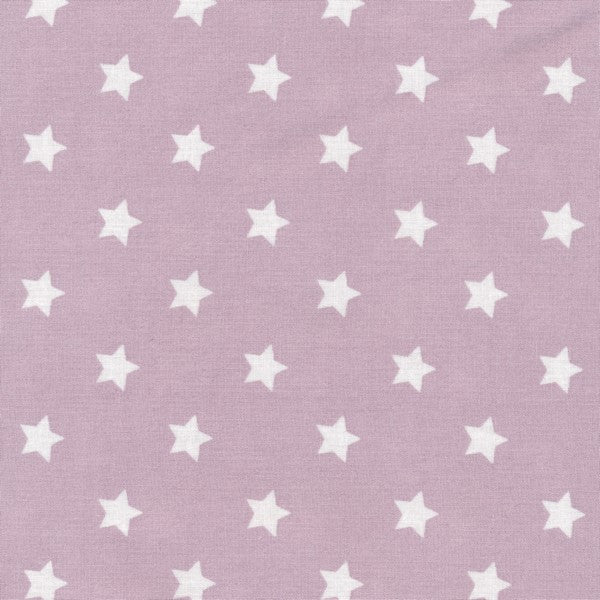 Au Maison Wachstuch Star Big Light Purple hell lila Sterne, beschichtete Baumwolle