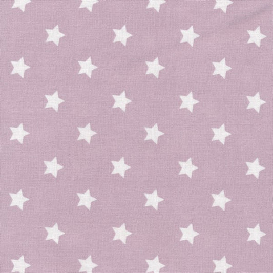 Au Maison Wachstuch Star Big Light Purple hell lila Sterne, beschichtete Baumwolle