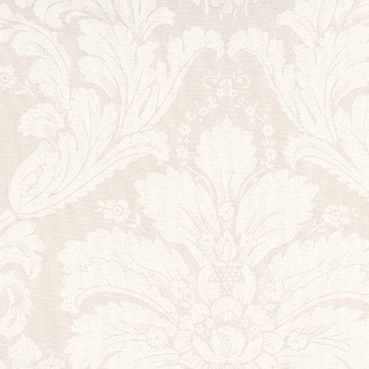 AU MAISON Wachstuch Victorian Baroque Creme barockes Muster, beschichtete Baumwolle