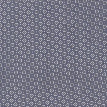 AU Maison Baumwollstoff Belle Fleur Stone Blue Blumenstoff Blümchen blau weiß