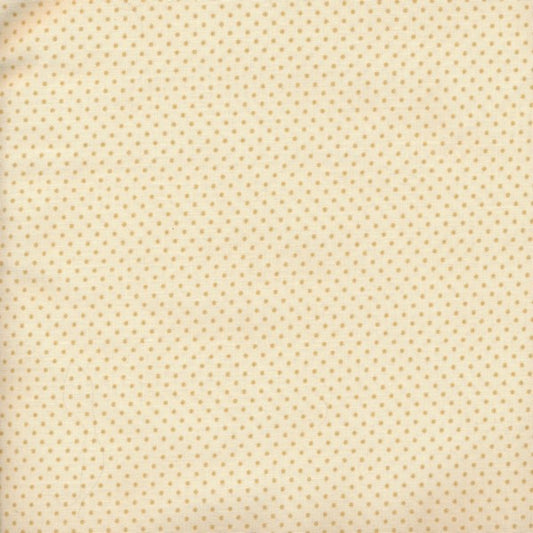 AU MAISON Wachstuch Dots Butter creme gelb Punkte, beschichtete Baumwolle