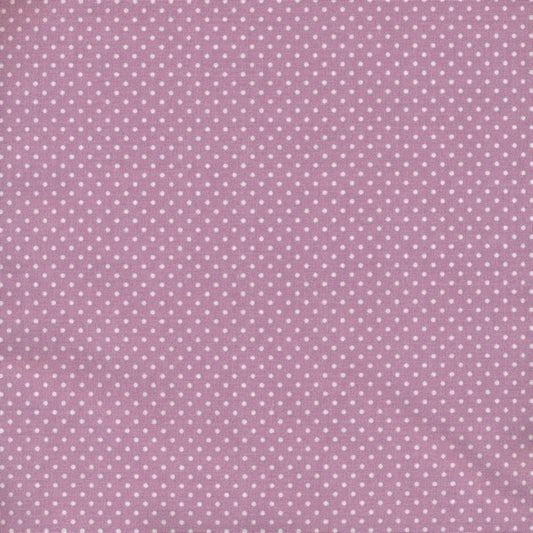 AU MAISON Wachstuch Dots Orchid hell lila Punkte Pünktchen, beschichtete Baumwolle