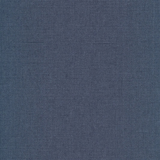 Au Maison beschichtetes Leinen Leinenstoff mit Acrylbeschichtung in Basic Denim Blue Blau