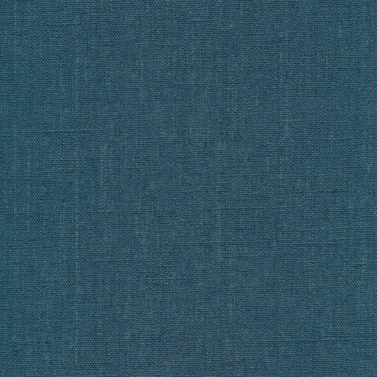Au Maison beschichtetes Leinen Leinenstoff mit Acrylbeschichtung in Basic Dusty Petrol Blaugrün