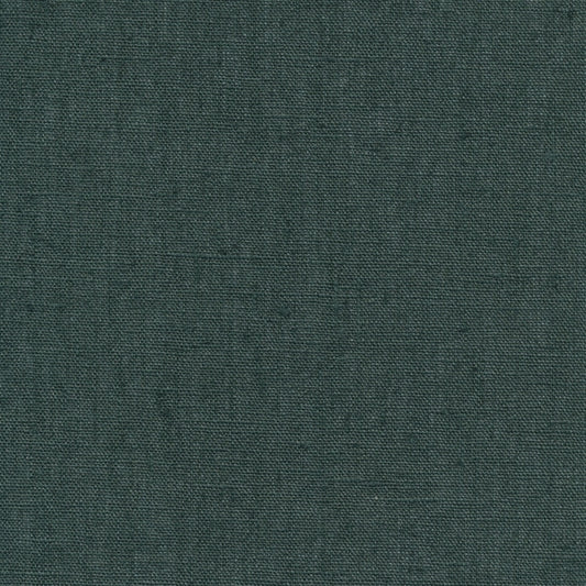 Au Maison beschichtetes Leinen Leinenstoff mit Acrylbeschichtung in Basic Pine tiefes Waldgrün Dunkelgrün