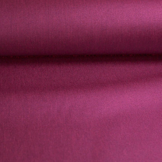 Beschichtete Baumwolle mit samtiger Acrylbeschichtung Swafing Luisa uni einfarbig in Erika Violett Magenta