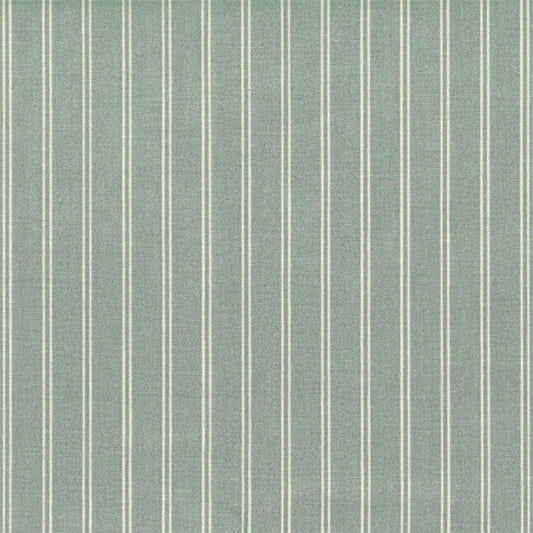 AU MAISON Wachstuch Ribbons Verte Streifen pastellgrün creme, beschichtete Baumwolle