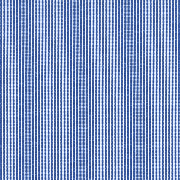 AU MAISON Wachstuch Stripe Cobalt Blue blaue schmale Streifen, beschichtete Baumwolle