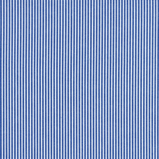 AU MAISON Wachstuch Stripe Cobalt Blue blaue schmale Streifen, beschichtete Baumwolle
