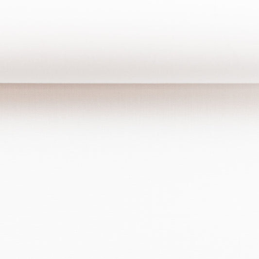 Tissu coton UNI BLANC 150 cm de large Coton vendu au mètre